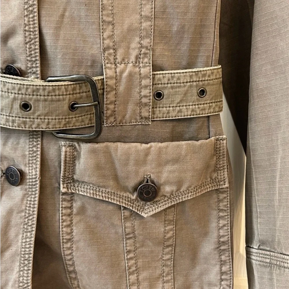 Jcrew Chino khaki green Military jacket size small - Picture 3 of 5